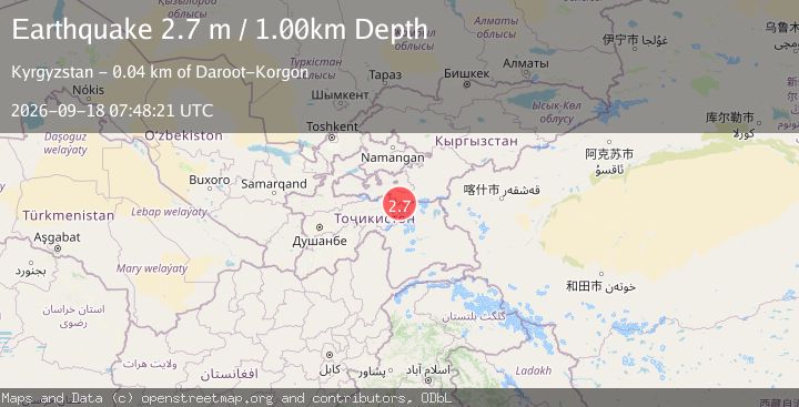 Map of TAJIKISTAN