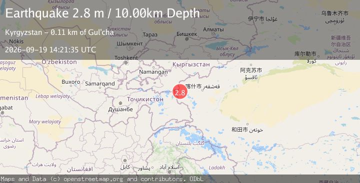Map of SOUTHERN XINJIANG, CHINA