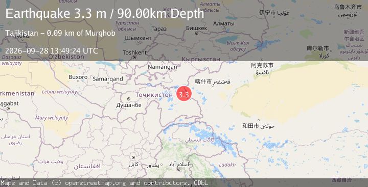 Map of TAJIKISTAN