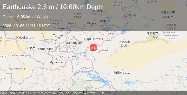 Map of SOUTHERN XINJIANG, CHINA