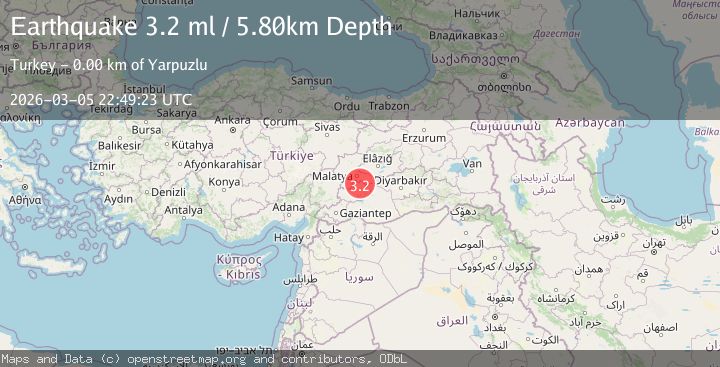 Map of EASTERN TURKEY