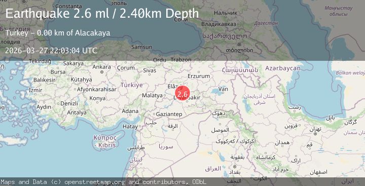 Map of EASTERN TURKEY