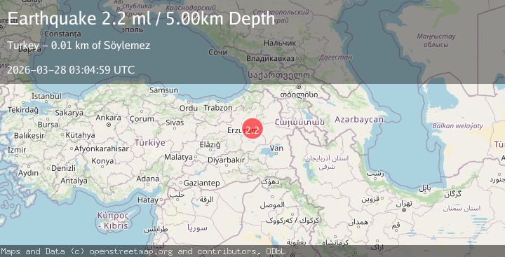 Map of EASTERN TURKEY