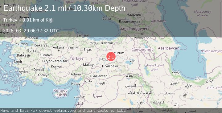 Map of EASTERN TURKEY