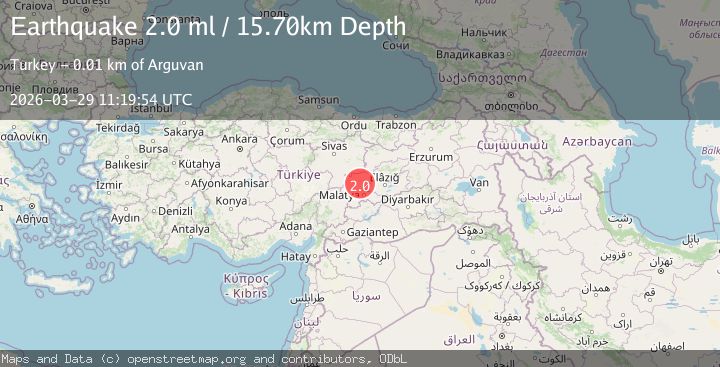 Map of EASTERN TURKEY