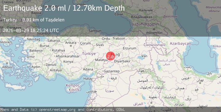 Map of EASTERN TURKEY