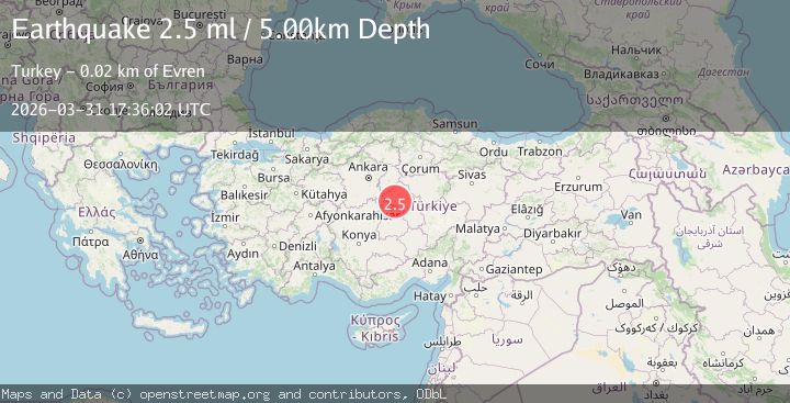 Map of CENTRAL TURKEY