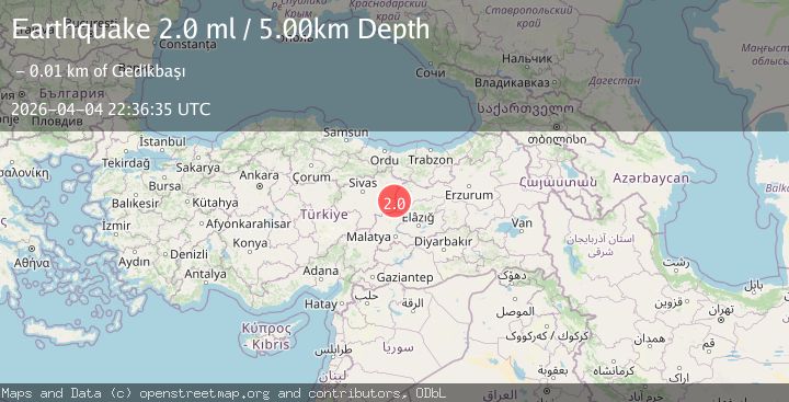 Map of EASTERN TURKEY