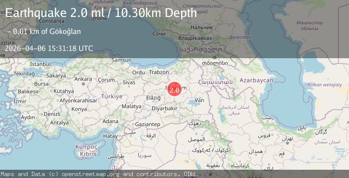 Map of EASTERN TURKEY