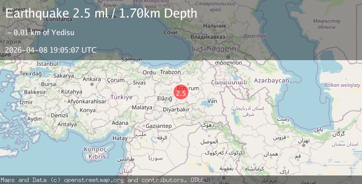Map of EASTERN TURKEY