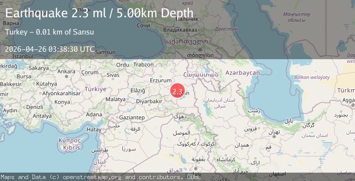 Map of EASTERN TURKEY
