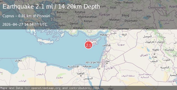 Map of CYPRUS REGION