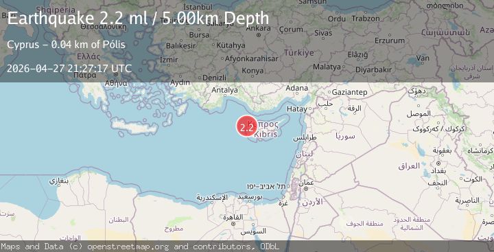 Map of CYPRUS REGION