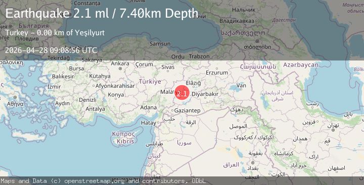 Map of EASTERN TURKEY