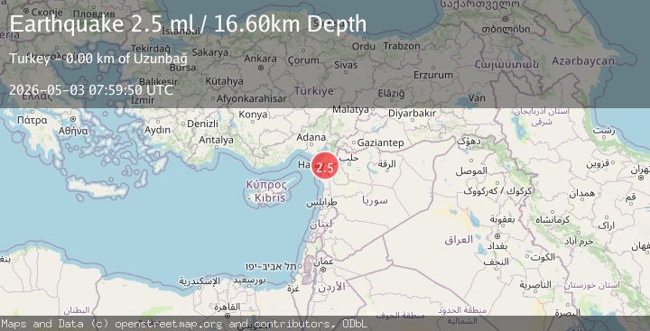 Map of TURKEY-SYRIA BORDER REGION