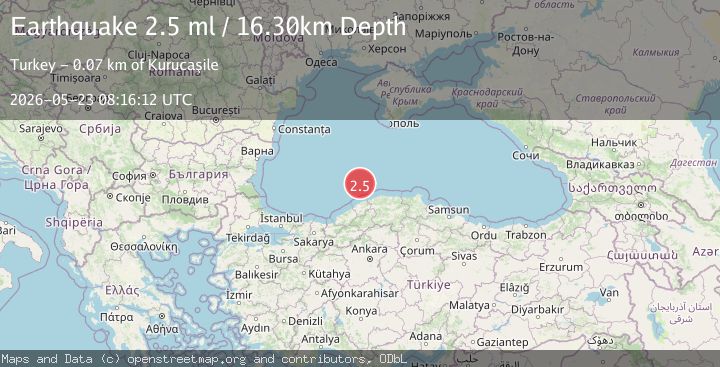Map of BLACK SEA