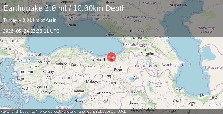Map of EASTERN TURKEY