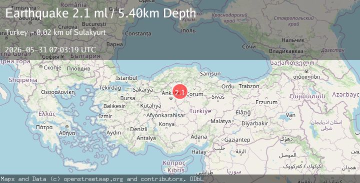 Map of CENTRAL TURKEY