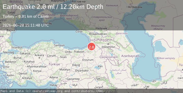 Map of EASTERN TURKEY