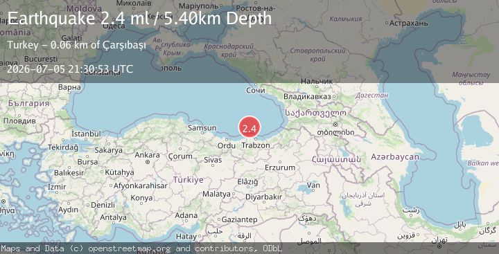 Map of EASTERN TURKEY
