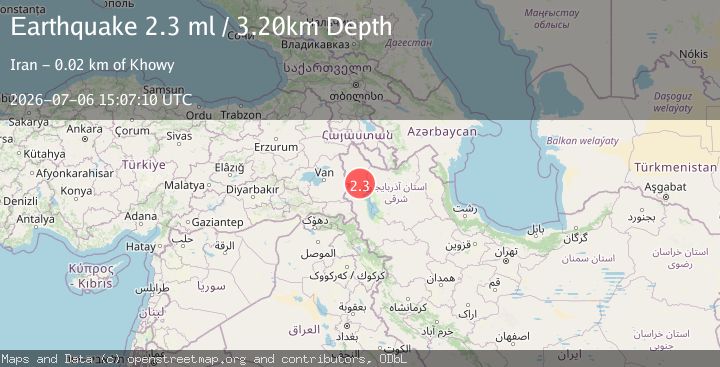 Map of TURKEY-IRAN BORDER REGION