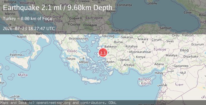 Map of NEAR THE COAST OF WESTERN TURKEY