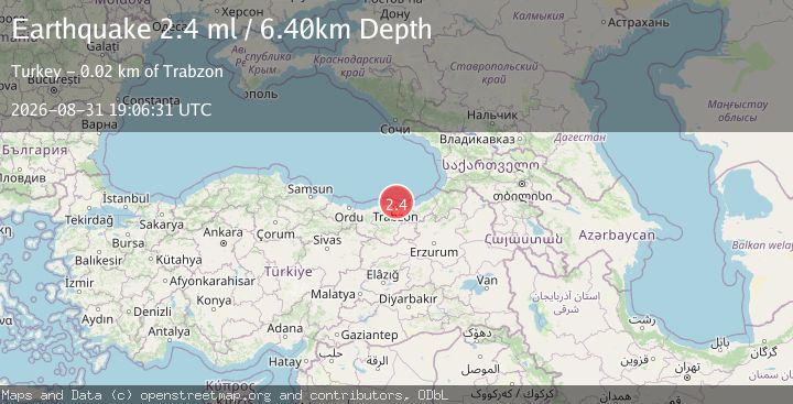 Map of EASTERN TURKEY