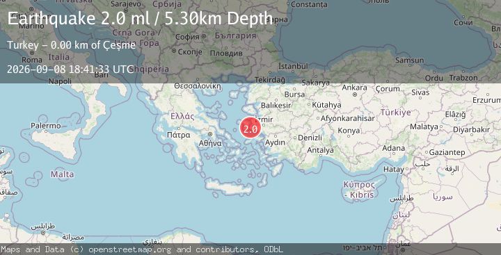 Map of NEAR THE COAST OF WESTERN TURKEY