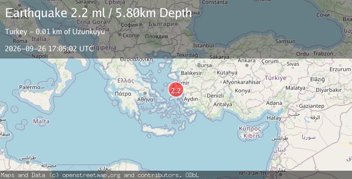 Map of NEAR THE COAST OF WESTERN TURKEY