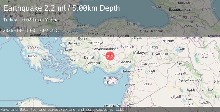 Map of CENTRAL TURKEY