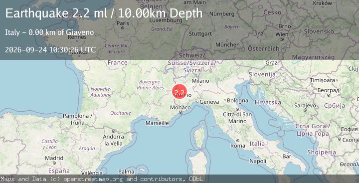 Map of NORTHERN ITALY