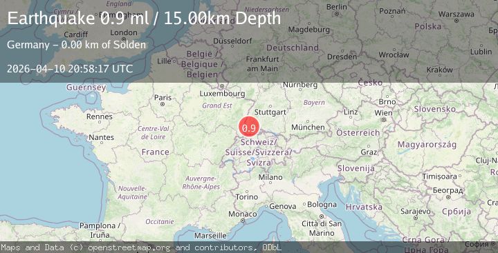 Map of FRANCE-GERMANY BORDER REGION