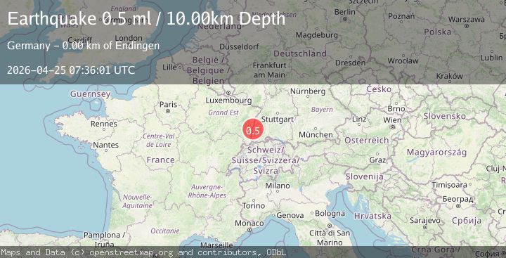 Map of FRANCE-GERMANY BORDER REGION