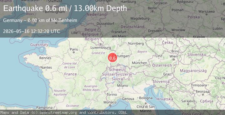 Map of FRANCE-GERMANY BORDER REGION