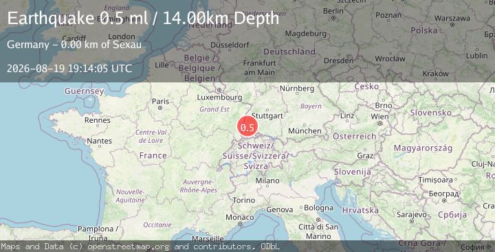 Map of FRANCE-GERMANY BORDER REGION