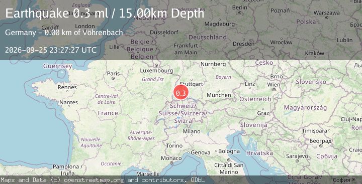 Map of FRANCE-GERMANY BORDER REGION