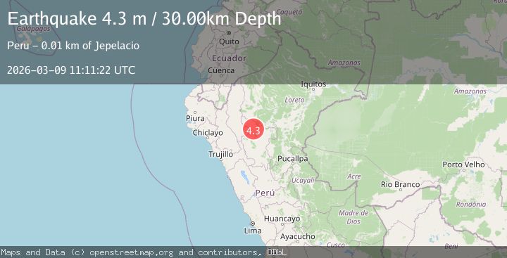 Map of NORTHERN PERU