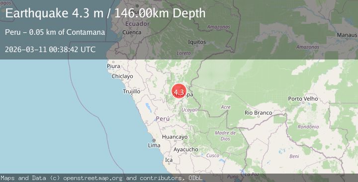 Map of NORTHERN PERU