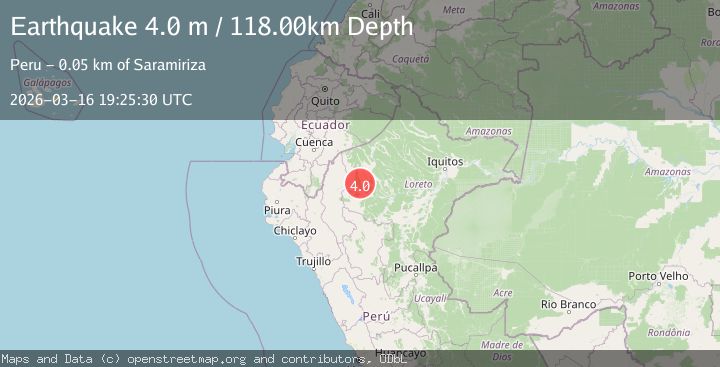 Map of NORTHERN PERU
