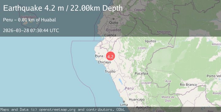Map of NORTHERN PERU