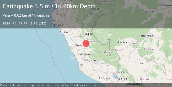 Map of CENTRAL PERU