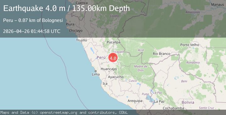 Map of CENTRAL PERU