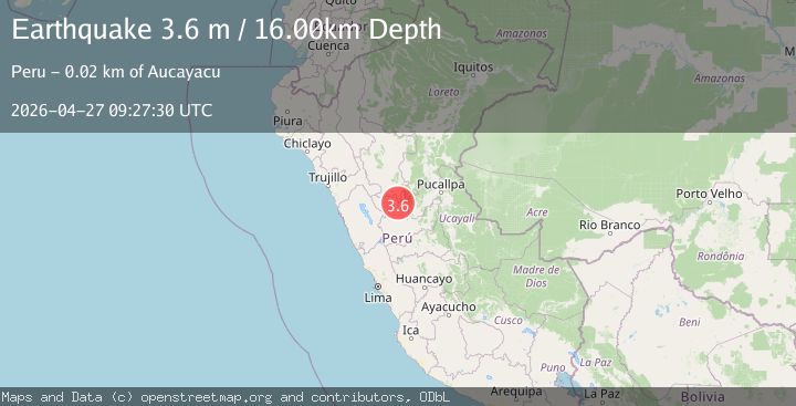 Map of CENTRAL PERU