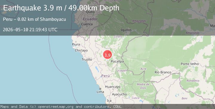 Map of NORTHERN PERU