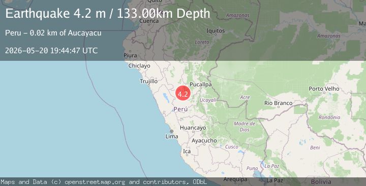 Map of CENTRAL PERU