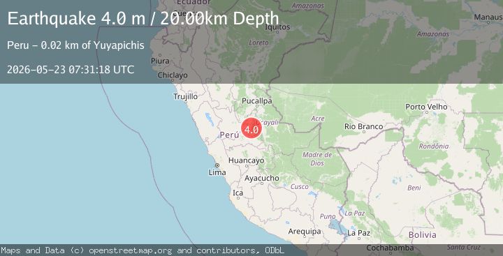 Map of CENTRAL PERU