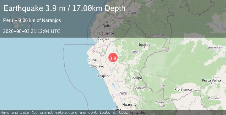 Map of NORTHERN PERU