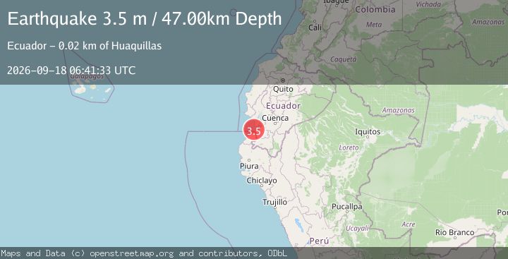Map of PERU-ECUADOR BORDER REGION
