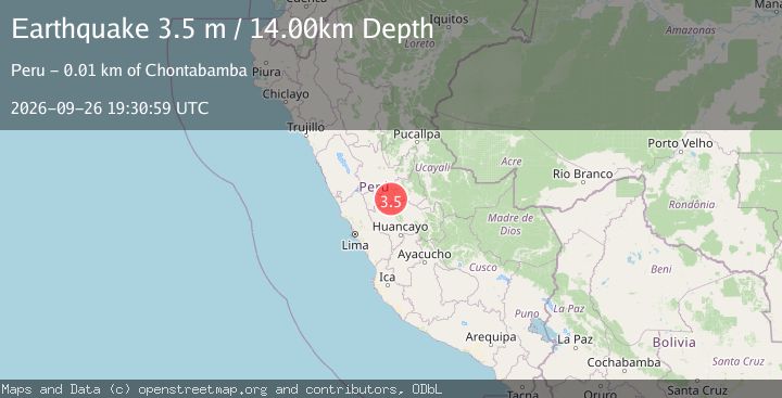 Map of CENTRAL PERU