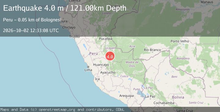 Map of CENTRAL PERU